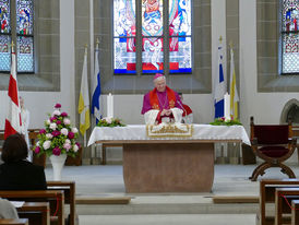 Bonifatiusandacht mit Weihbischof Prof. Dr. Karlheinz Diez in St. Crescentius (Foto: Karl-Franz Thiede)